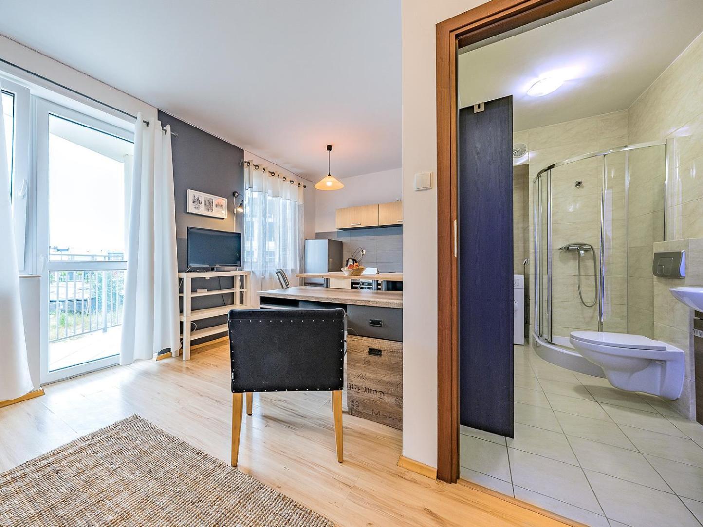 Apartament Z Balkonem I Bezplatnym Parkingiem غدانسك المظهر الخارجي الصورة